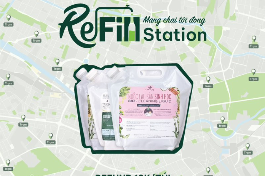 Trạm Refill – Cùng dệt giấc mơ bền vững