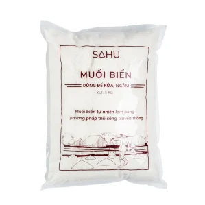 Muối Biển - Dùng Để Rửa, Ngâm Sahu 5kg